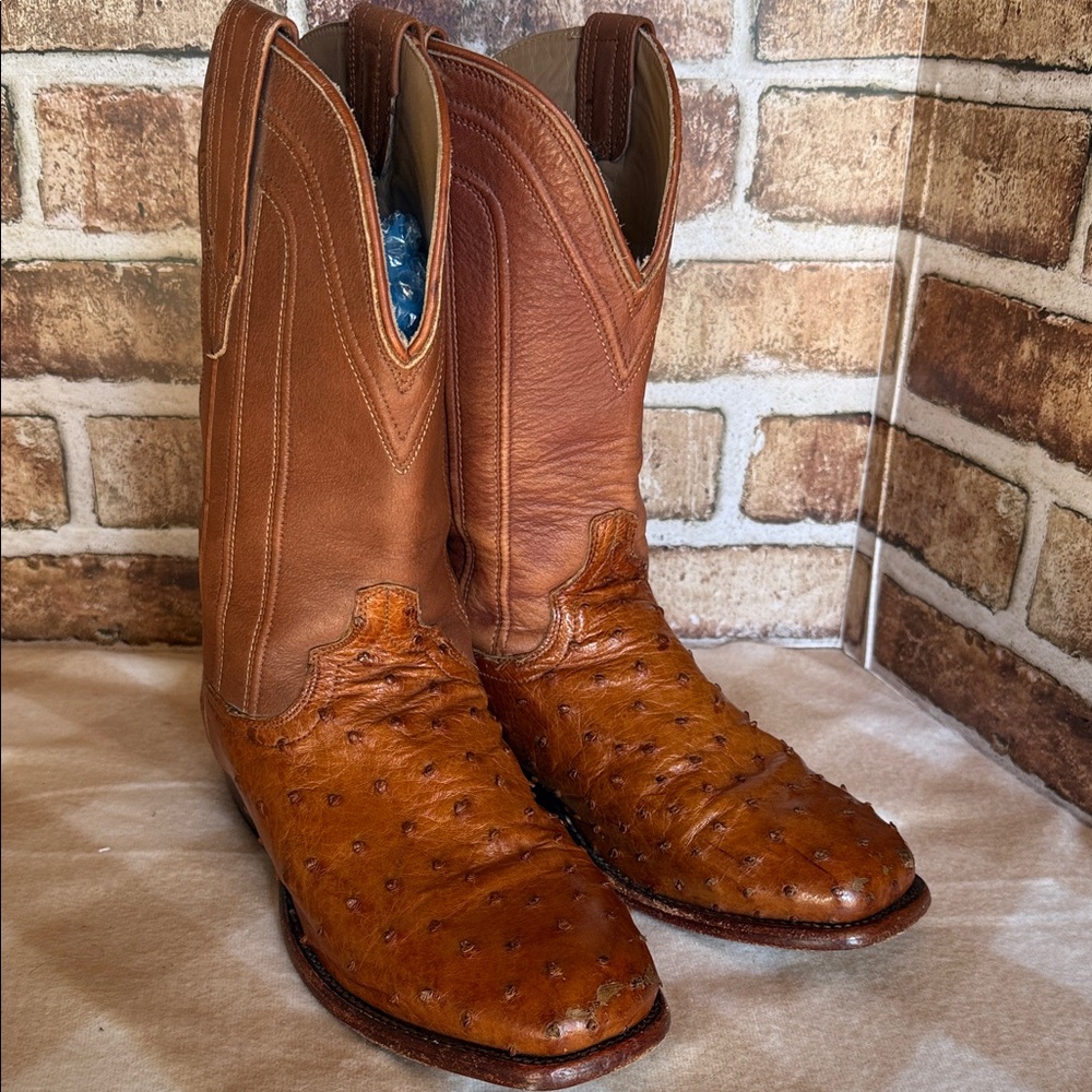 Men’s ostrich tecovas 7.5